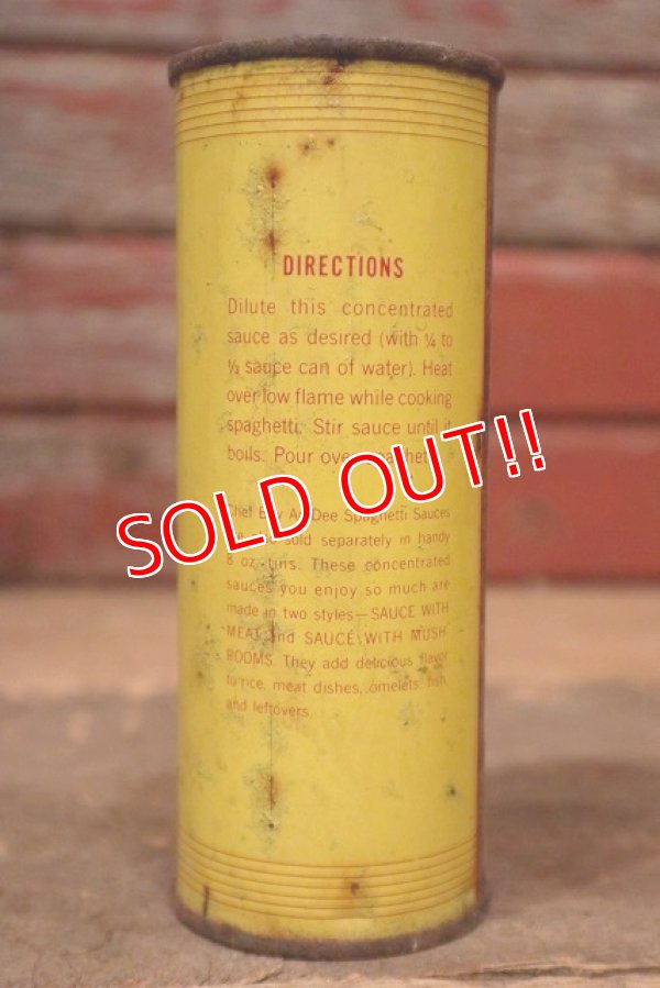 画像3: dp-220901-72 BOY-AR-DEE SPAGHETTI SAUCE / Vintage Tin Can