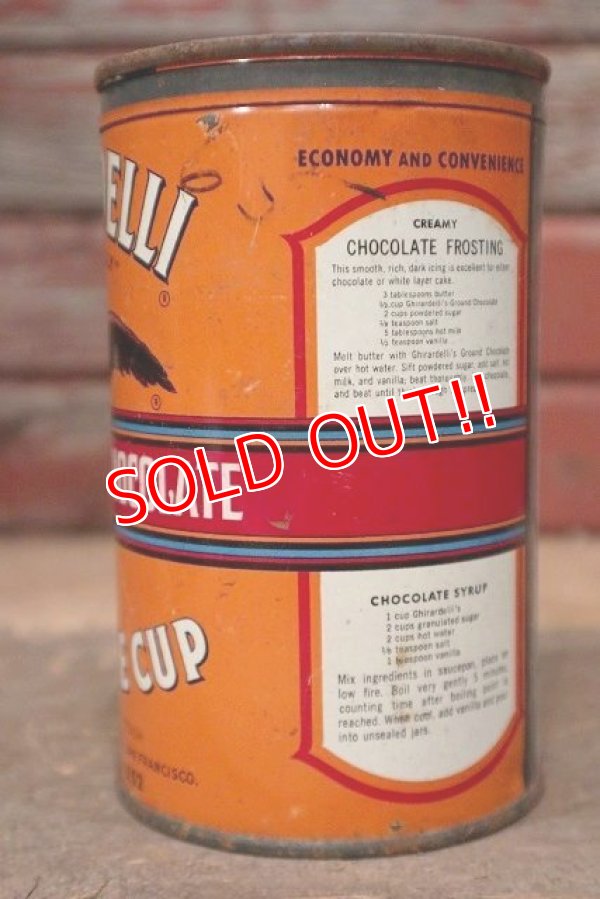 画像3: dp-220901-64 GHIRARDELLI GROUND CHOCOLATE / Vintage Tin Can