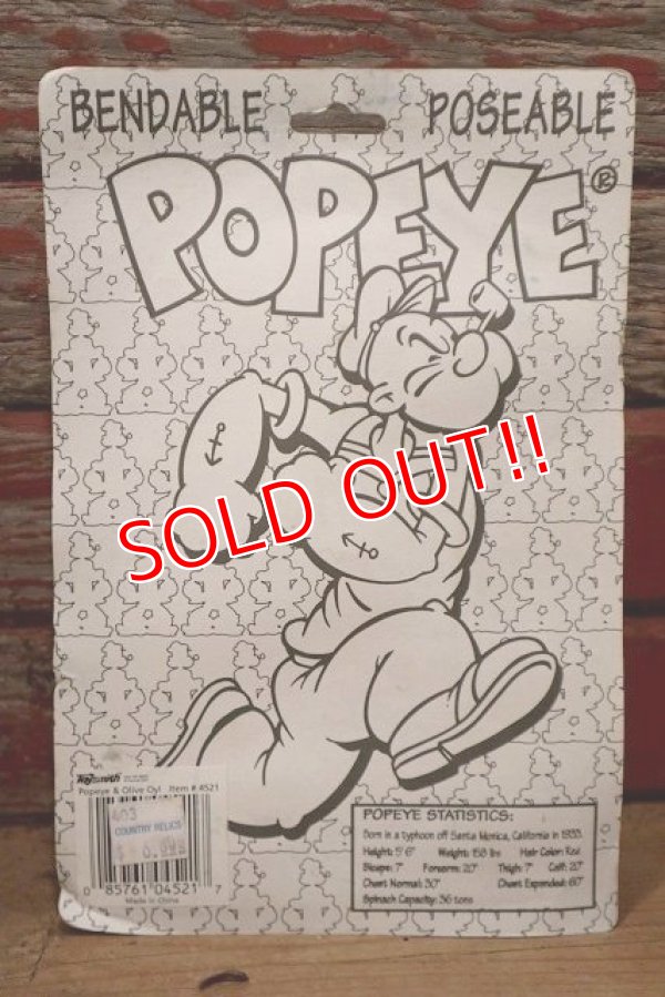 画像6: ct-220901-13 Popeye / NJ CROCE 1993 Poseable Bendable Figure