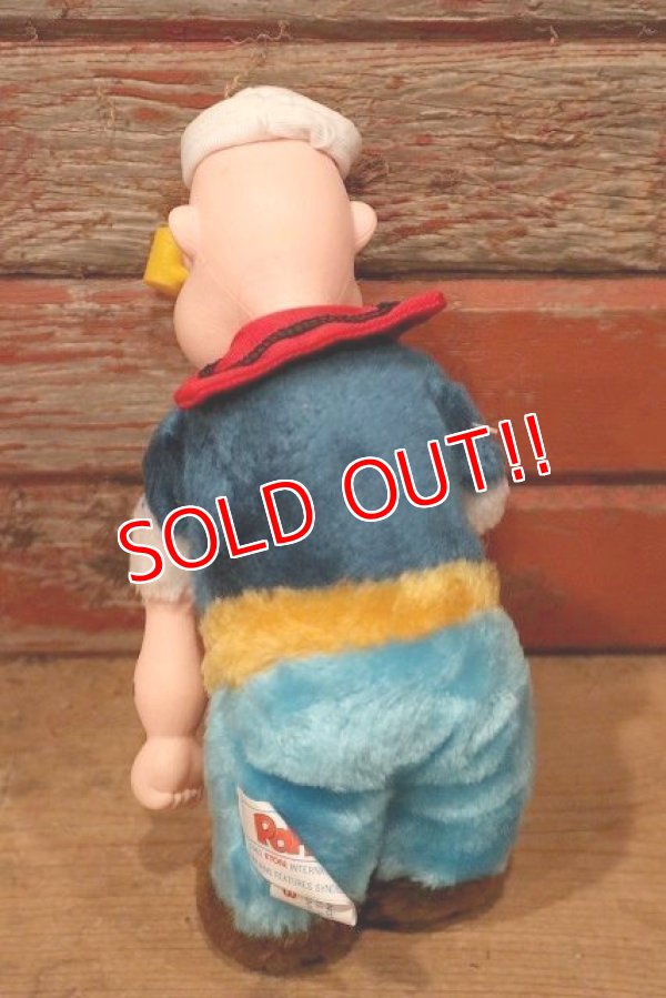 画像6: ct-220901-13 Popeye / Etone International Inc, 1983 Rubber Face Doll