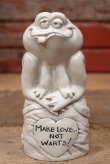 画像1: ct-220901-15 AMERICAN GREETINGS 1970's Message Doll "MAKE LOVE.. NOT WARTS!"