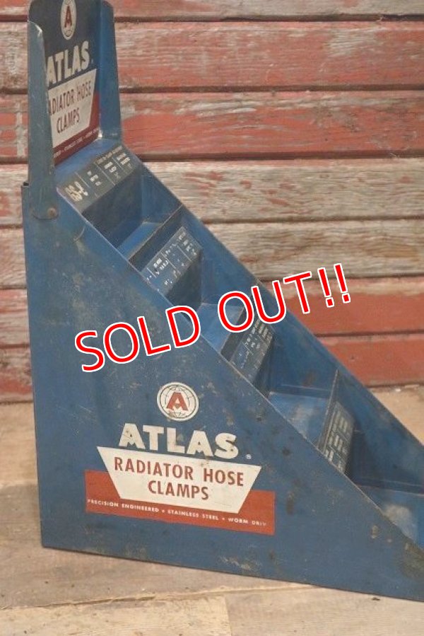 画像4: dp-220901-30 ATLAS RADIATOR HOSE CRAMPS / 1950's Display Rack