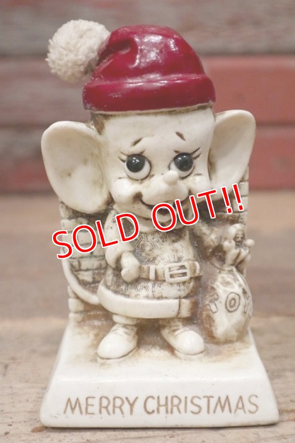 画像1: ct-220901-15 Russ Berrie 1960's Message Doll "MERRY CHRISTMAS"