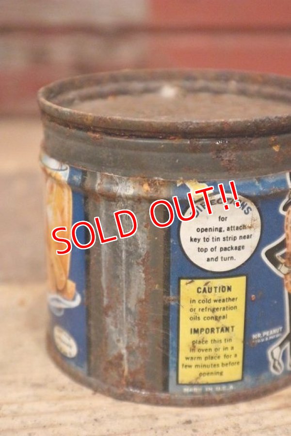画像5: dp-220901-54 PLANTERS / MR.PEANUT 1950's-1960's Cocktail Peanuts Tin Can