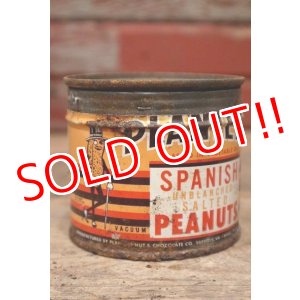 画像: dp-220901-51 PLANTERS / MR.PEANUT 1930's-1940's SPANISH PEANUT Can