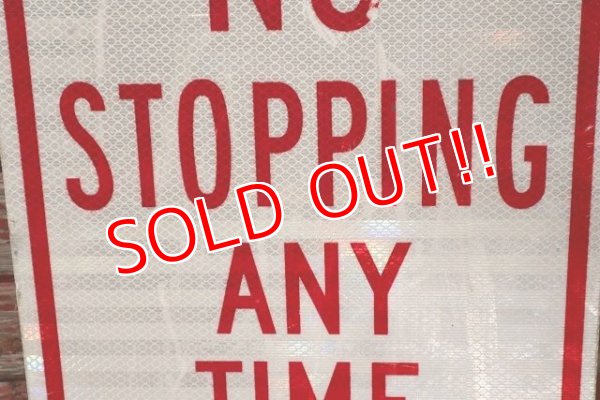 画像3: dp-210801-34 Road Sign / NO STOPPING ANY TIME ←