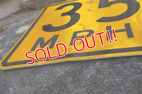 画像6: dp-220901-44 Road Sign / 35 M.P.H