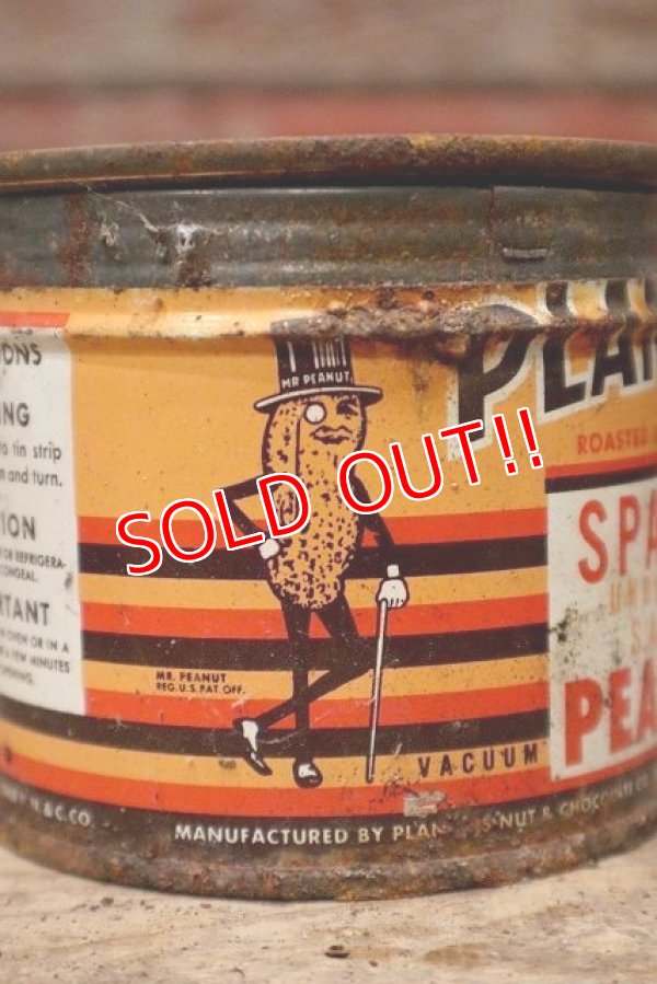 画像2: dp-220901-51 PLANTERS / MR.PEANUT 1930's-1940's SPANISH PEANUT Can