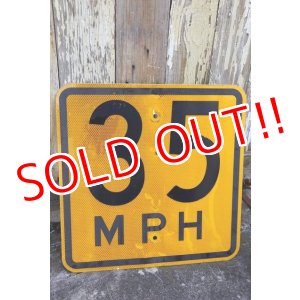 画像: dp-220901-44 Road Sign / 35 M.P.H