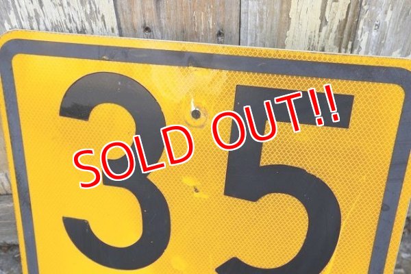 画像2: dp-220901-44 Road Sign / 35 M.P.H