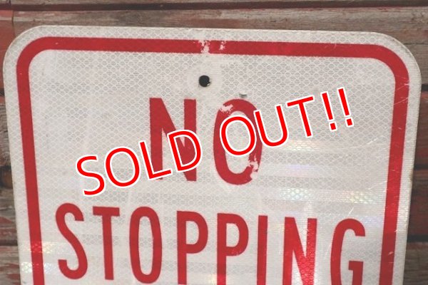 画像2: dp-210801-34 Road Sign / NO STOPPING ANY TIME ←