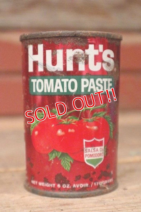 画像1: dp-220901-61 Hunt's TOMATO PASTE / Vintage Tin Can