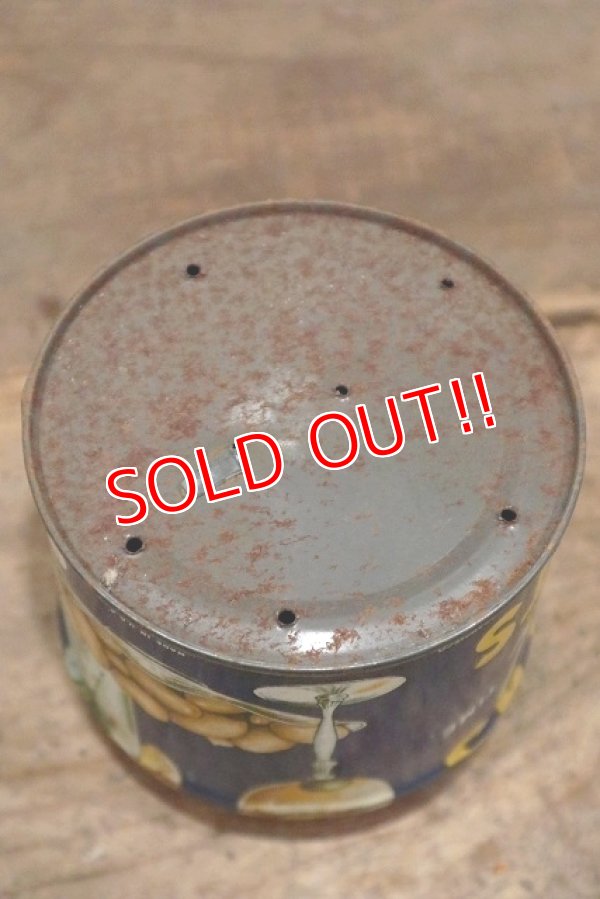 画像7: dp-220901-52 PLANTERS / MR.PEANUT 1940's-1950's Cocktail Peanuts Tin Can