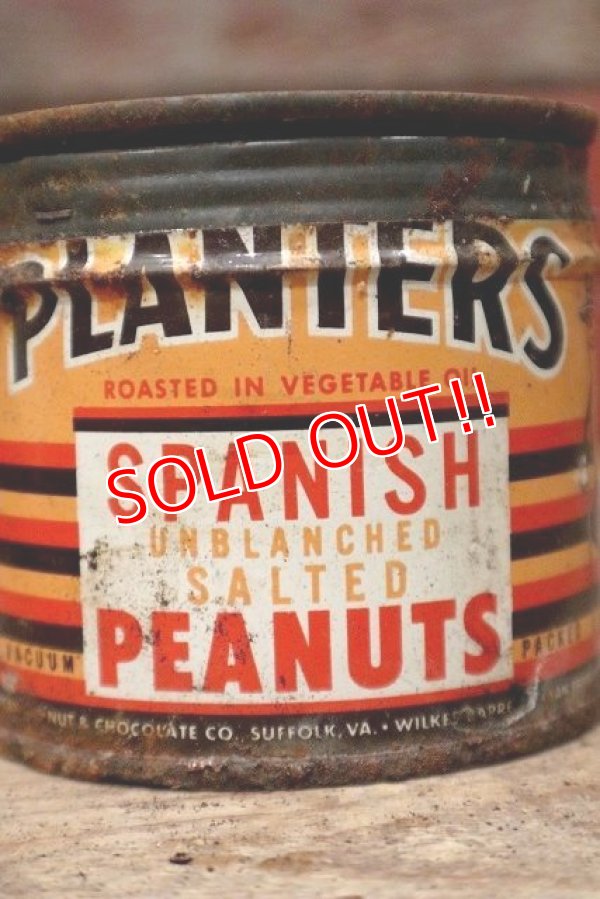 画像4: dp-220901-51 PLANTERS / MR.PEANUT 1930's-1940's SPANISH PEANUT Can