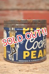 画像: dp-220901-52 PLANTERS / MR.PEANUT 1940's-1950's Cocktail Peanuts Tin Can