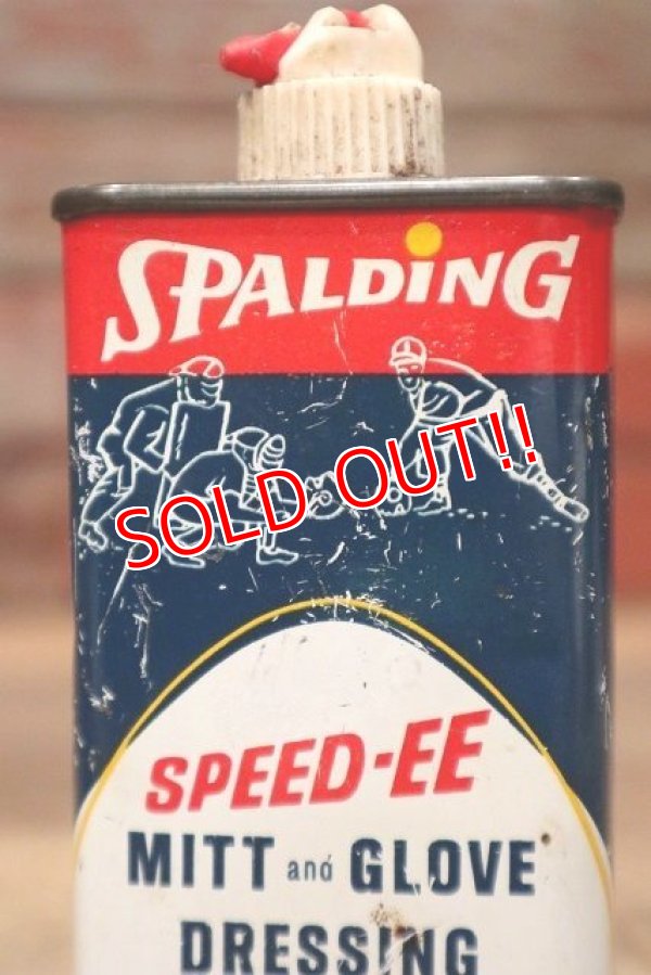 画像2: dp-220901-90 SPALDING / 1970's SPEED-EE Baseball Mitt & Glove Dressing Handy Can