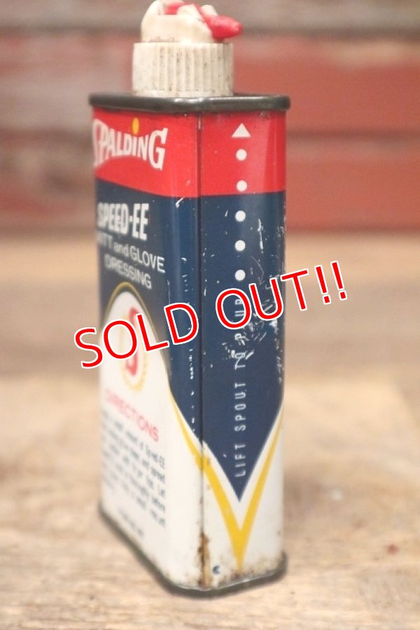画像5: dp-220901-90 SPALDING / 1970's SPEED-EE Baseball Mitt & Glove Dressing Handy Can