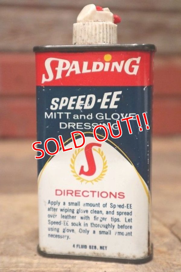 画像3: dp-220901-90 SPALDING / 1970's SPEED-EE Baseball Mitt & Glove Dressing Handy Can