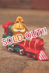 画像: ct-220901-14 Garfield / 1990's PVC Ornament "Locomotive"