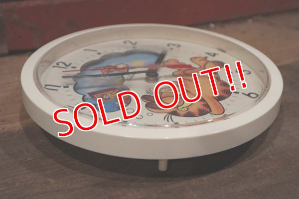 画像7: ct-220901-14 Garfield / Sunbeam 1980's Wall Clock