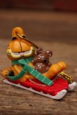 画像1: ct-220901-14 Garfield / 1990's PVC Ornament "Snow Flyer"