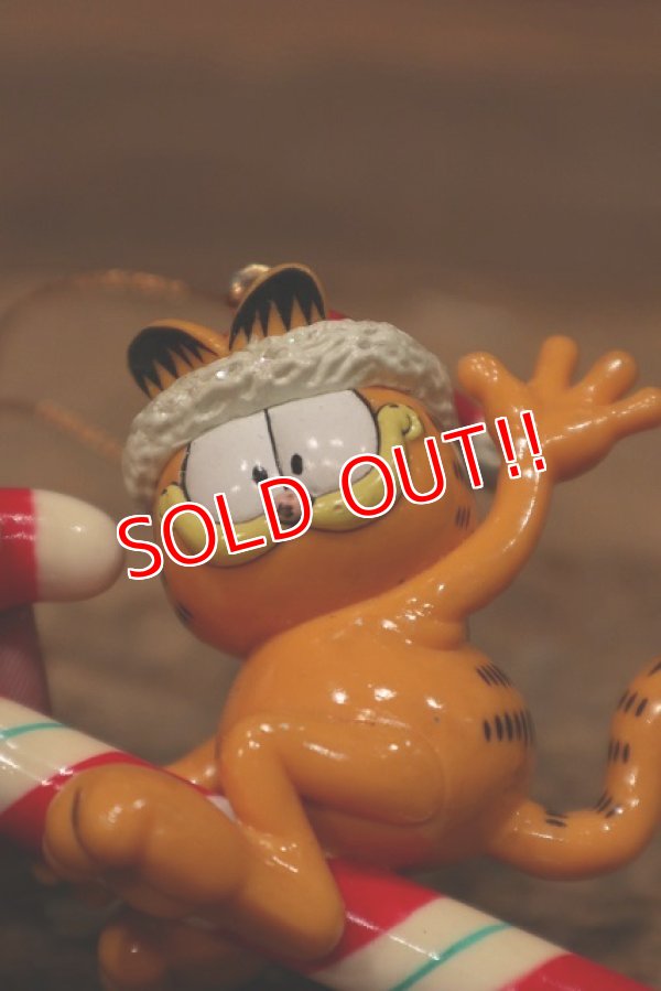 画像2: t-220901-14 Garfield / 1996 Christmas Ornament "Candy Cane"