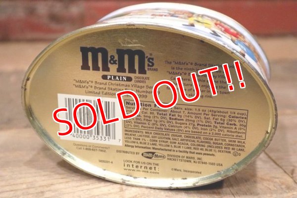 画像9: ct-220601-01 MARS / M&M's 1999 Christmas Village Series Number 09 Canister Can