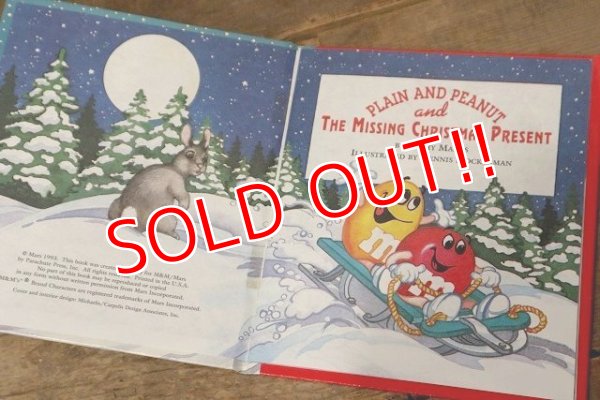 画像2: ct-220601-01 MARS / M&M's 1993 "PLAIN AND PEANUT and THE MISSING CHRISTMAS PRESENT" Picture Book