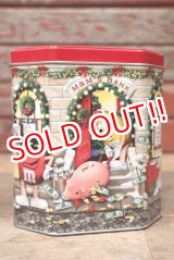 画像: ct-220601-01 MARS / M&M's 2003 Christmas Village Series Number 17 Canister Can