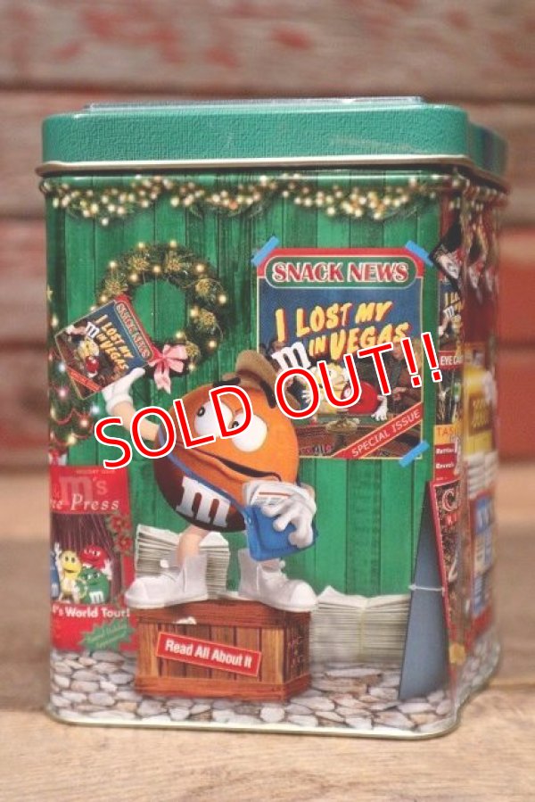 画像5: ct-220601-01 MARS / M&M's 2001 Christmas Village Series Number 12 Canister Can