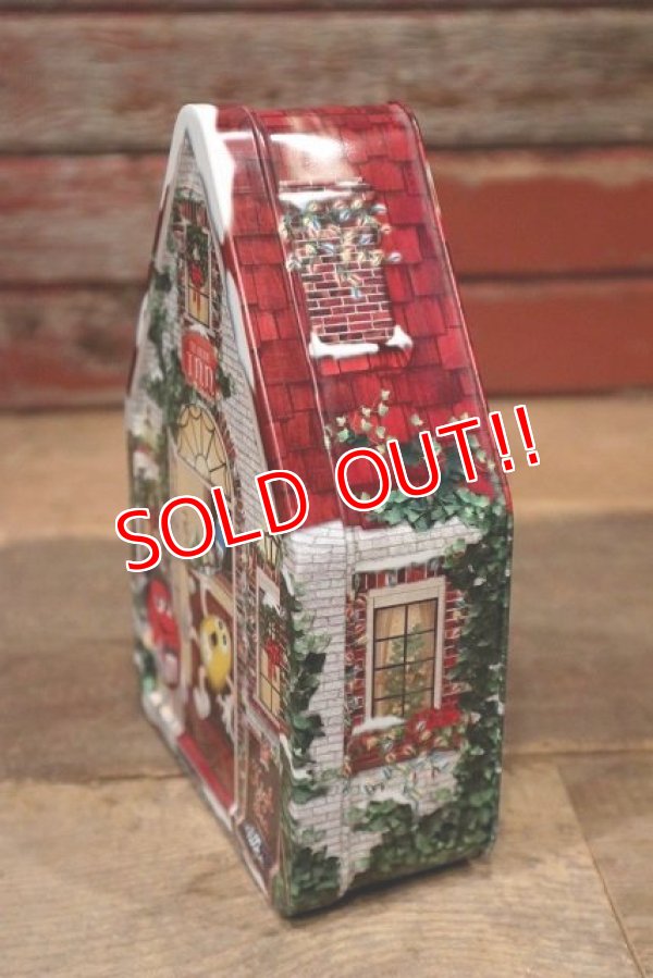 画像3: ct-220601-01 MARS / M&M's 2002 Christmas Village Series Number 15 Canister Can