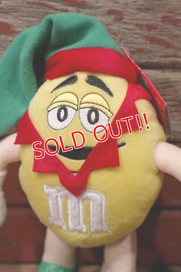 画像2: ct-220601-01 MARS / M&M's 2004 Plush Doll "Christmas Elf Yellow"