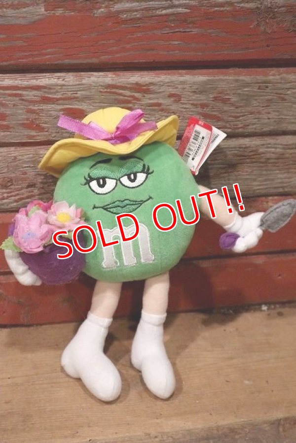 画像1: ct-220601-01 MARS / M&M's 2000's Plush Doll "Gardener Green"