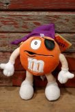 画像1: ct-220601-01 MARS / M&M's 2002 Plush Doll "Pirate Orange"