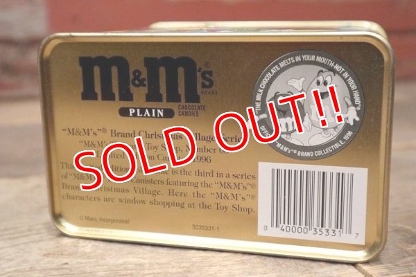 画像7: ct-220601-01 MARS / M&M's 1996 Christmas Village Series Number 03 Canister Can