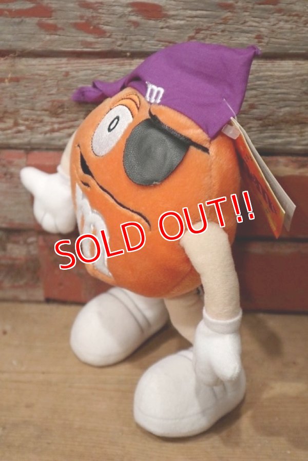 画像2: ct-220601-01 MARS / M&M's 2002 Plush Doll "Pirate Orange"