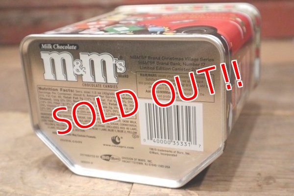 画像7: ct-220601-01 MARS / M&M's 2003 Christmas Village Series Number 17 Canister Can