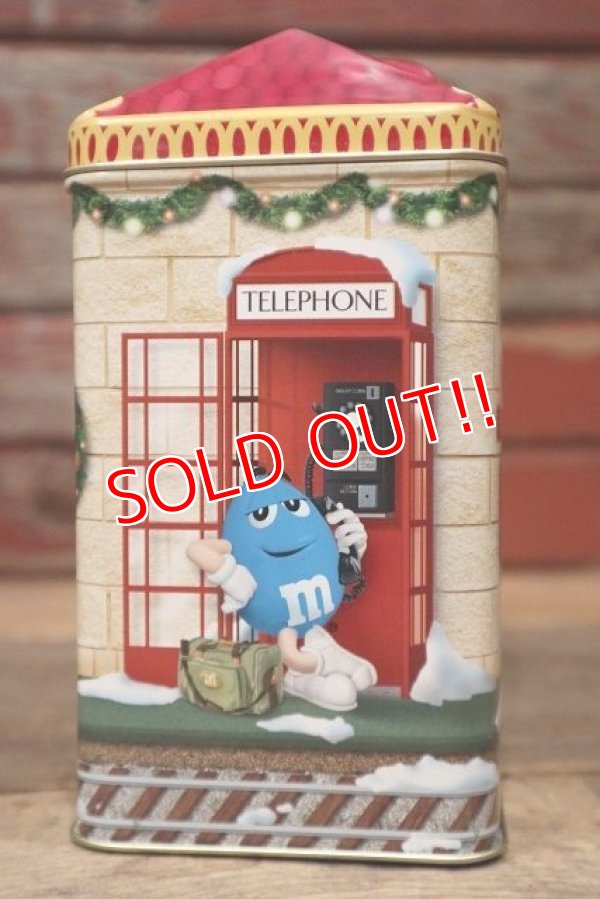画像4: ct-220601-01 MARS / M&M's 2001 Christmas Village Series Number 13 Canister Can