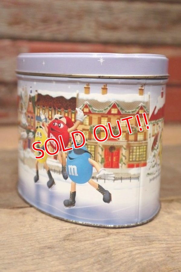 画像4: ct-220601-01 MARS / M&M's 1999 Christmas Village Series Number 09 Canister Can