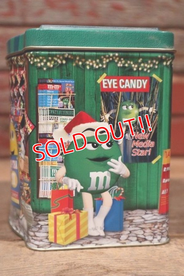画像4: ct-220601-01 MARS / M&M's 2001 Christmas Village Series Number 12 Canister Can