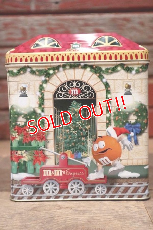 画像2: ct-220601-01 MARS / M&M's 2001 Christmas Village Series Number 13 Canister Can