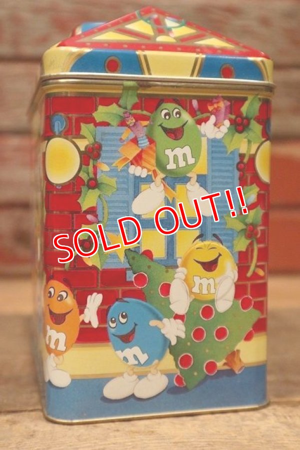 画像3: ct-220601-01 MARS / M&M's 1996 Christmas Village Series Number 03 Canister Can