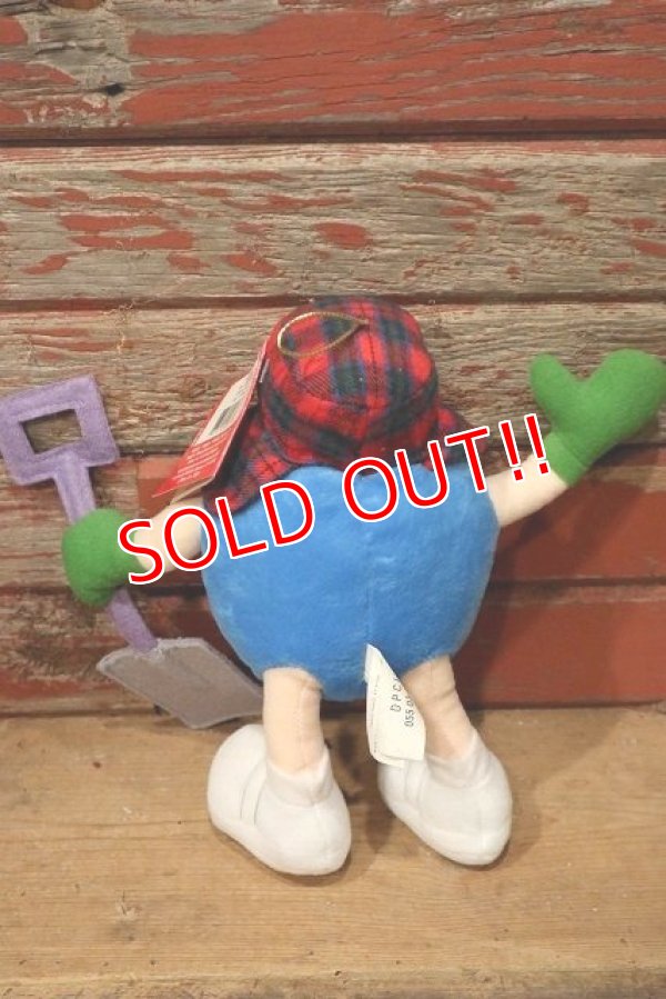 画像4: ct-220601-01 MARS / M&M's 2002 Plush Doll "Shoveling snow Blue"