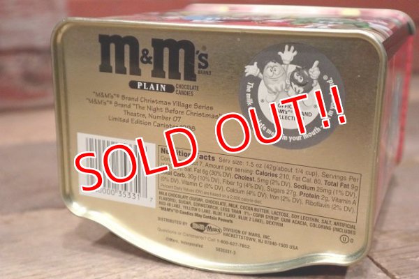 画像9: ct-220601-01 MARS / M&M's 1998 Christmas Village Series Number 07 Canister Can