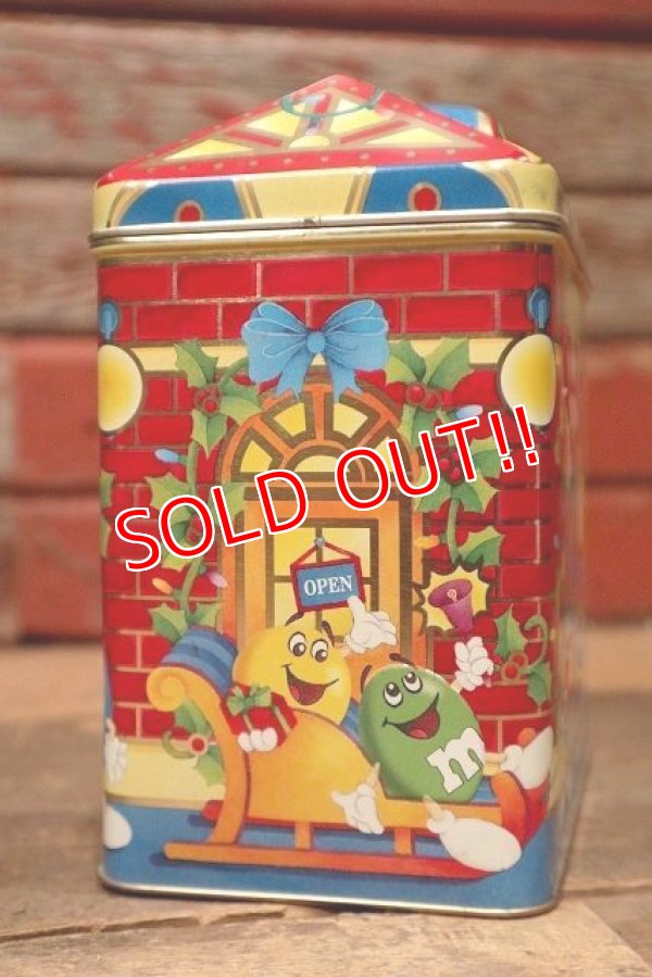 画像4: ct-220601-01 MARS / M&M's 1996 Christmas Village Series Number 03 Canister Can