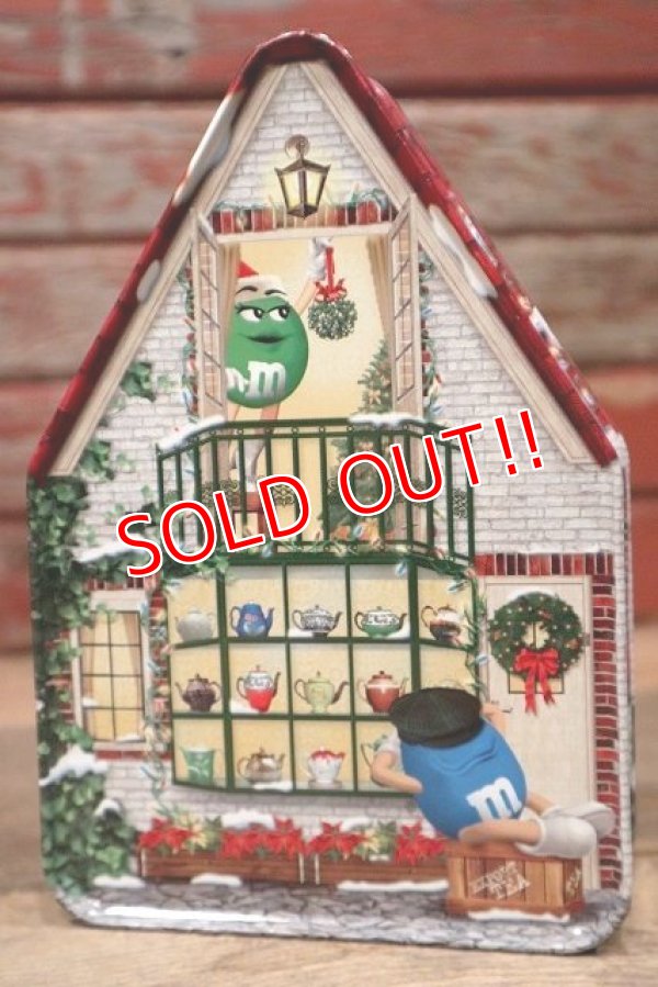 画像2: ct-220601-01 MARS / M&M's 2002 Christmas Village Series Number 15 Canister Can