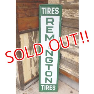 画像: dp-220801-21 REMINGTON TIRES / 1960's Metal Sign