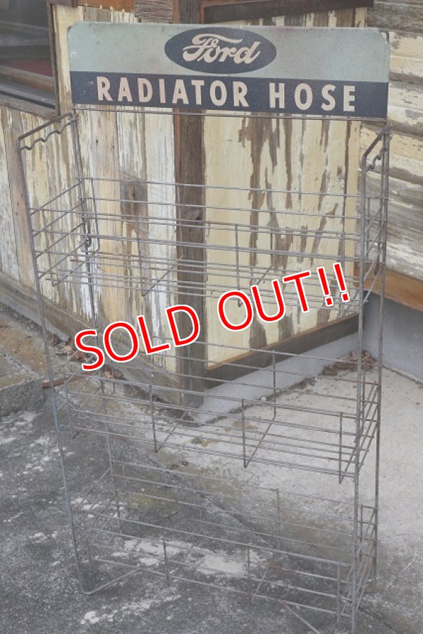 画像1: dp-220801-23 Ford / 1930's RADIATOR HOSE Display Wire Rack