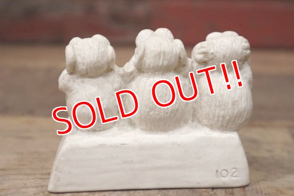 画像7: ct-220901-15 AMERICAN GREETINGS 1970's Message Doll "Hear No Evil, See No Evil Monkey Around！"