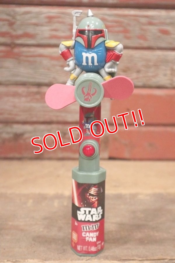 画像1: ct-220601-01 M&M's × STAR WARS / 2015 M&M's Dispenser & Candy Fan "Boba Fett"